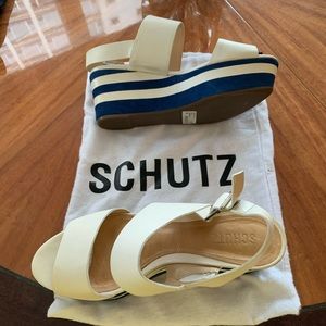 Schutz platform sandals NEVER WORN